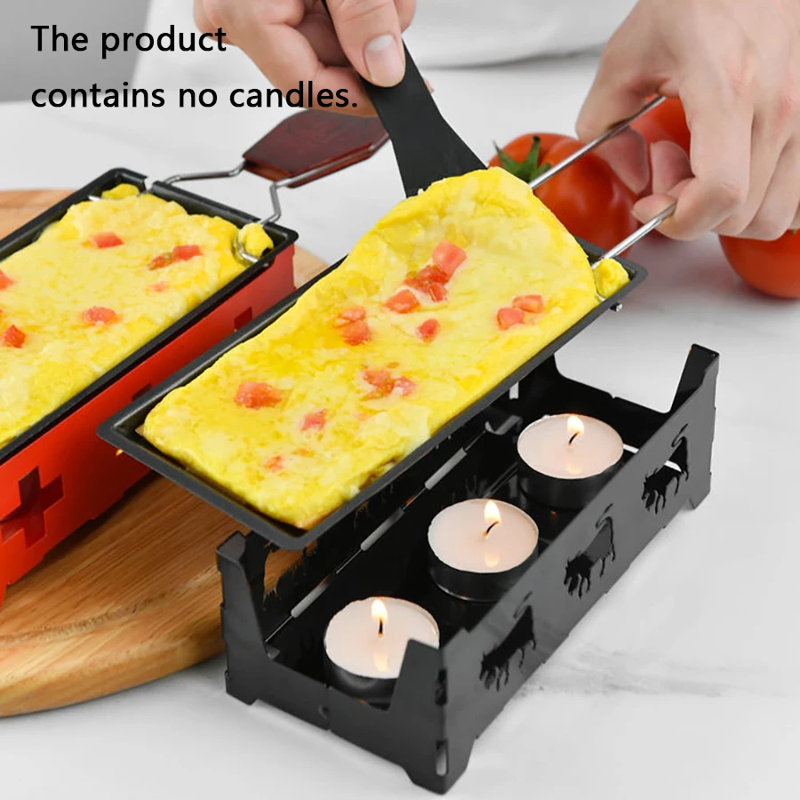 1PC cheese oven mini non-stick baking tray contains no candles, butter and cheese, grilled bacon, easy to clean baking tray.