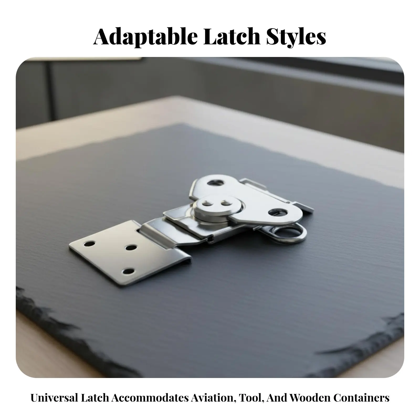

Recessed grip turn Latch sturdyDuty Recessed grip Latch Black Finish Padlockable for touring crew, aviation Cases, Toolboxes