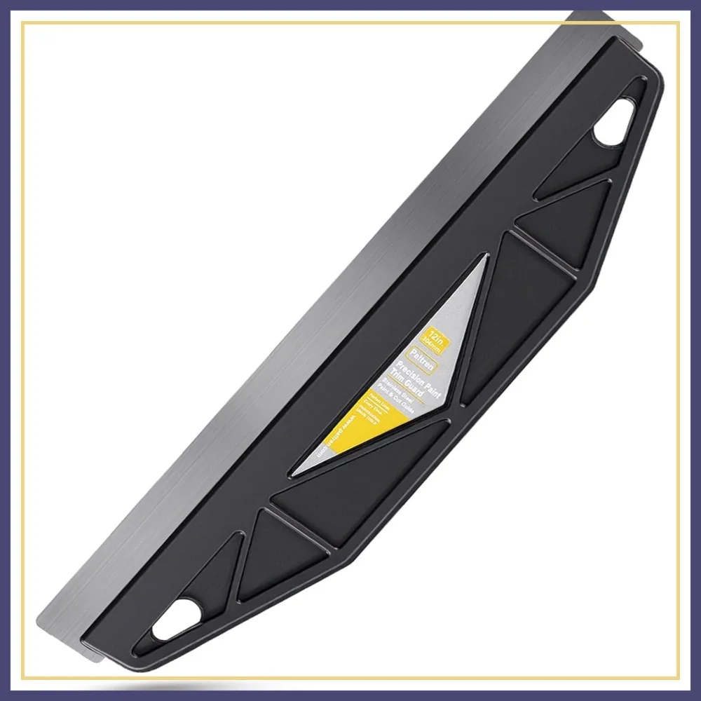 

12-Inch Paint Edger & Trim Guard | Stainless Steel Straight Edge Tool | Painters Tape Alternative | Crisp Clean Pro-Grade Lines