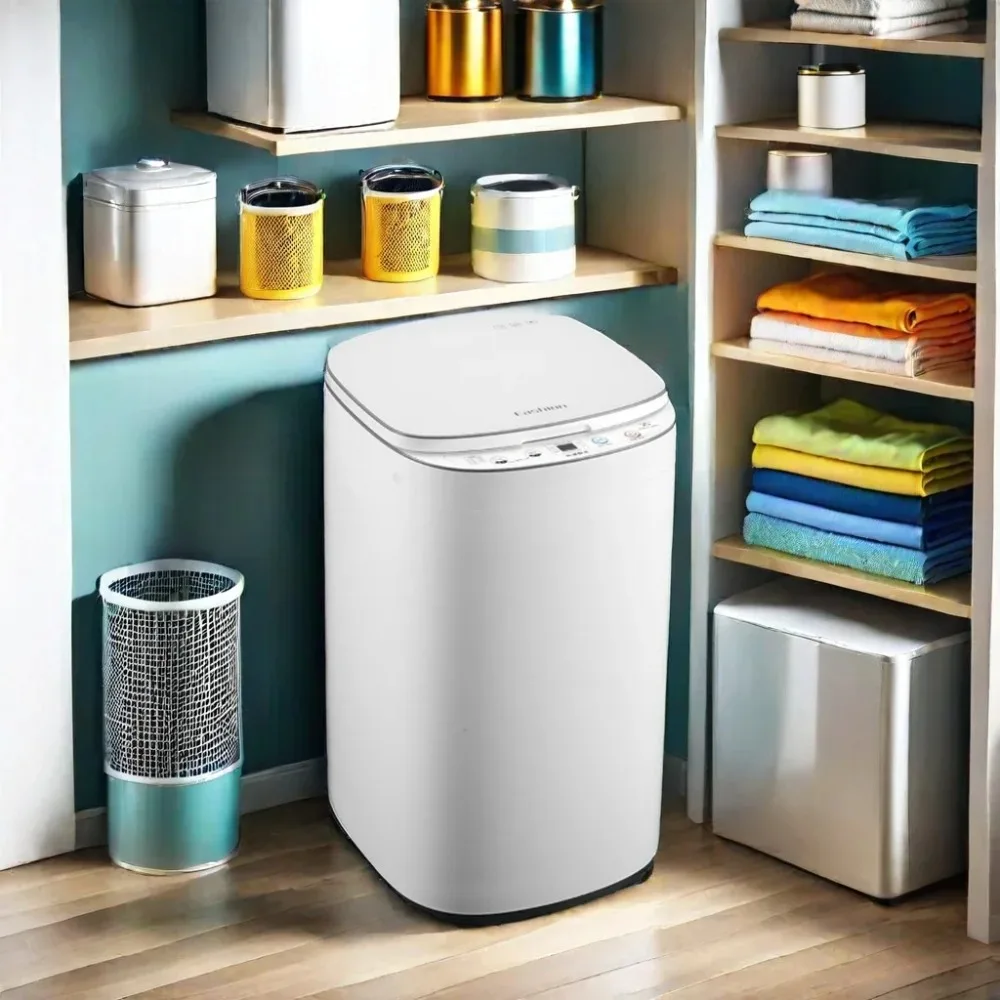 3.5KGS Fully Auto Mini Top Loading Washing Machine Single Tub Baby Clothes Home Car Hotels Outdoor Use Electric Power New