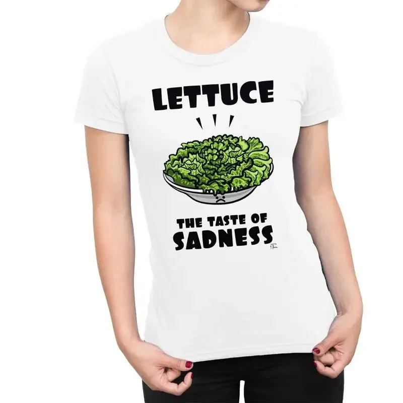 1T T Shirt Womens Lettuce The Taste Of Sadness