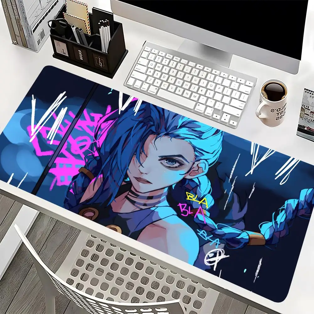 

Anime JINX Mouse Pad Gaming Mousepad Abstract Large 800x400x2mm MouseMat Gamer XXL Mause Carpet PC Desk