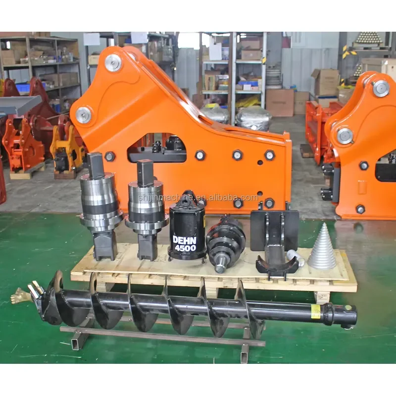 Motor Drive Drilling Hydraulic Earth Auger Drill for Excavator Digging Machines Hole Digger Auger