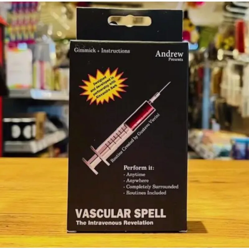 New Arrivals Vascular Spell By Andrew Gimmicks Street Magic Tricks Close Up Magic Props Illusions Funny Games Poker Deck Magia