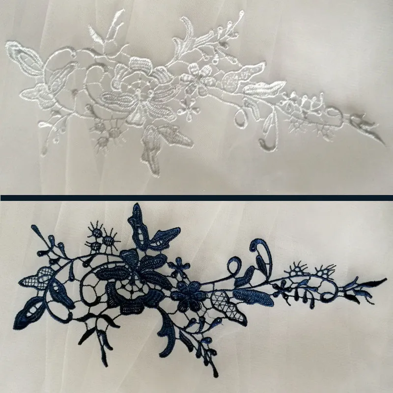Water Soluble Lace Collar, Neckline Applique Trims, Sewing Craft, New Arrival, Fashion, RS2110, 20 Pcs/10Pair