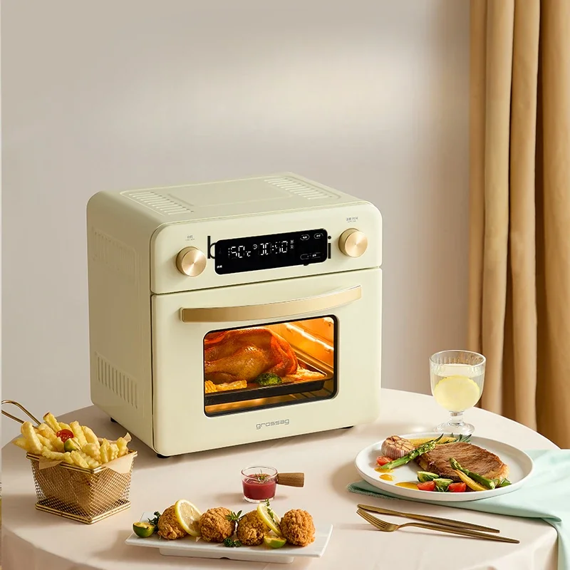 

Air fryer household new electric oven integrated machine visual large capacity