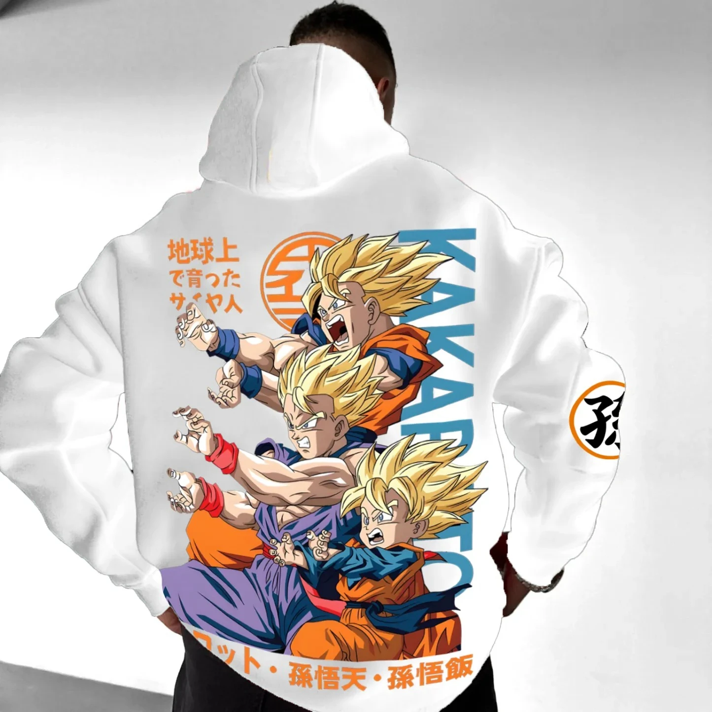 

Son GokuAnime Dragon Ball Harajuku Hoodie Street Wear Men Cotton Autumn Winter Hooded Sweater Oversized Women Long Sleeve Unisex