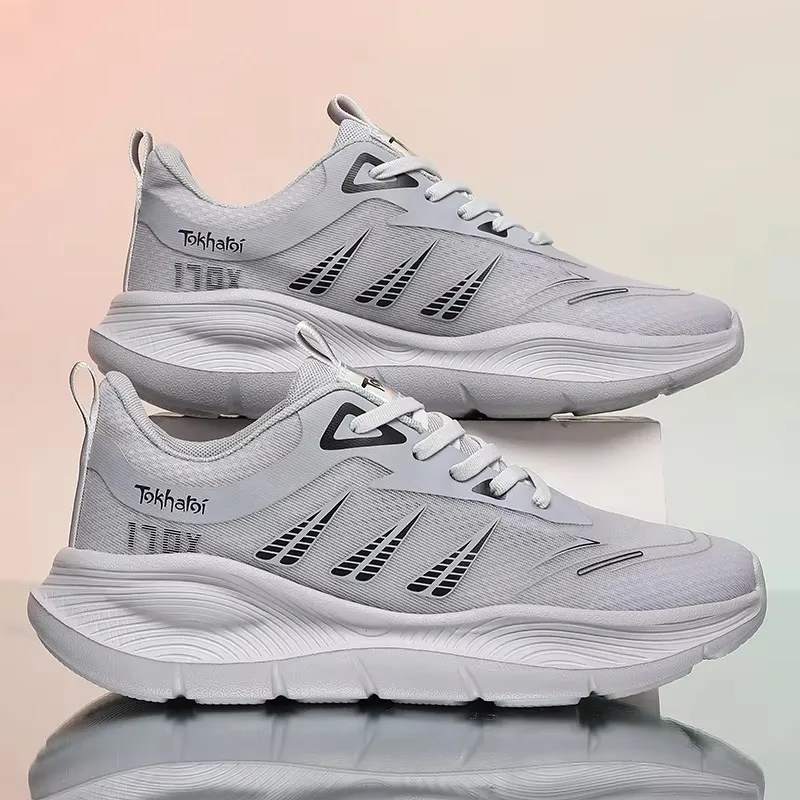 Men Sports Running Shoes Casual Marathon Breathable Lightweight Women's Comfortable Athletic Nonskid Walking Sneakers Outdoors