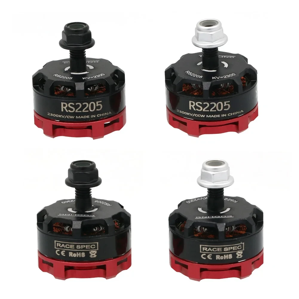 

4pcs RS2205 2205 2300KV CW CCW Brushless Motor for FPV RC QAV250 X210 Racing Drone Multicopter