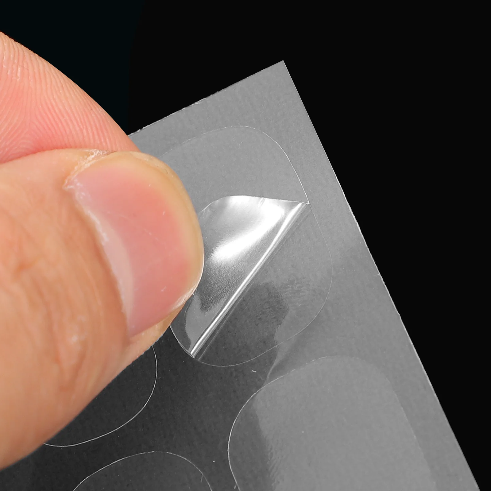 Autocollants pour ongles transparents, 6 feuilles, pour une Application rapide et facile, Protection étendue contre l'usure, bandes pour ongles en Gel transparent, fournitures de manucure