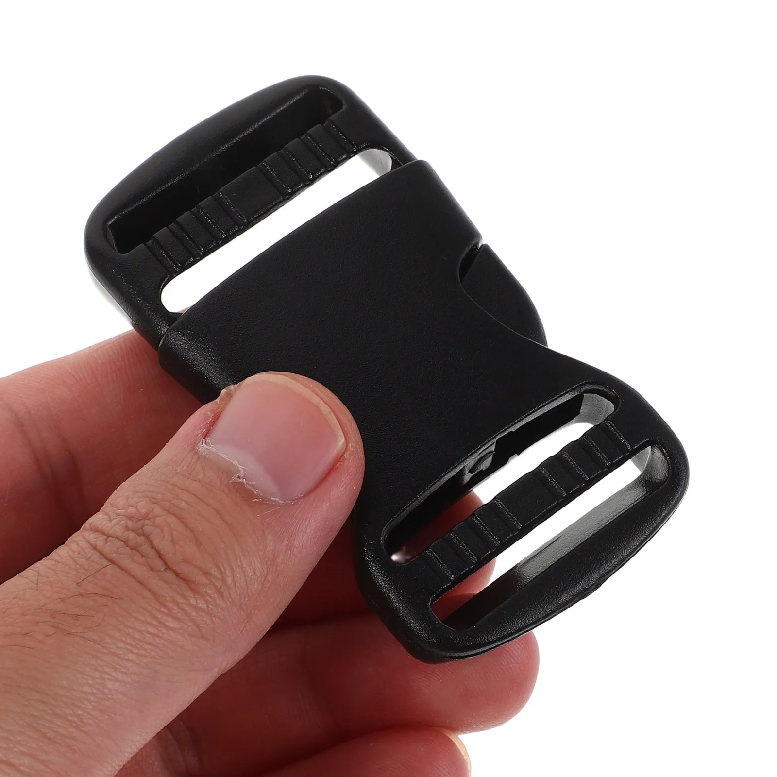 

20Sets Adjustable Plastic Quick-Release Buckles Webbing Slides Triglide Clips for Backpacks Handbags Luggage Pet Collars Bag