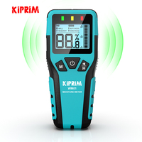 Kiprim Inductive Wood Moisture Meter Hygrometer Non-contact Timber Damp Wall Detector Non-destructive Pinless Humidity Tester