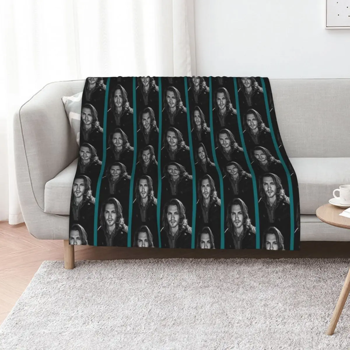 

Luke Grimes (1) Throw Blanket Decorative Throw Furrys bed plaid Thin Blankets