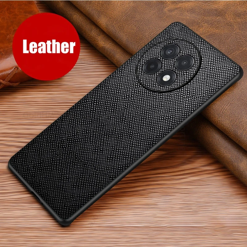 

Cover For OnePlus 13 12 11 10 Pro Cross Leather Phone Case For OnePlus Ace 5 2 Pro ace 3V 2V 3 Soft Frame Protective Back Cover