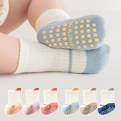 Children's Socks For Girls Boys Soft Fashion Kids Boy Girl Socks Non Slip Spring Baby Floor Home Toddler Newborn Sock 0-5Years