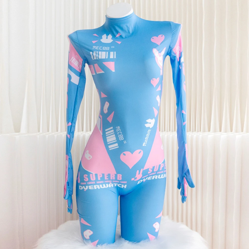 AniLV Anime Cartoon Game Combats Bodysuit Tight Jumpsuits Cosplay Clothes Costume