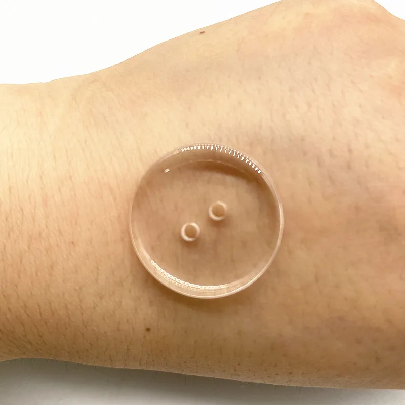 جديد 9--25 مللي متر اثنين من الثقوب أزرار صغيرة شفافة دعوى وسادة زر الخبز أزرار الخياطة الراتنج المستديرة Diy بها بنفسك سكرابوكينغ #2