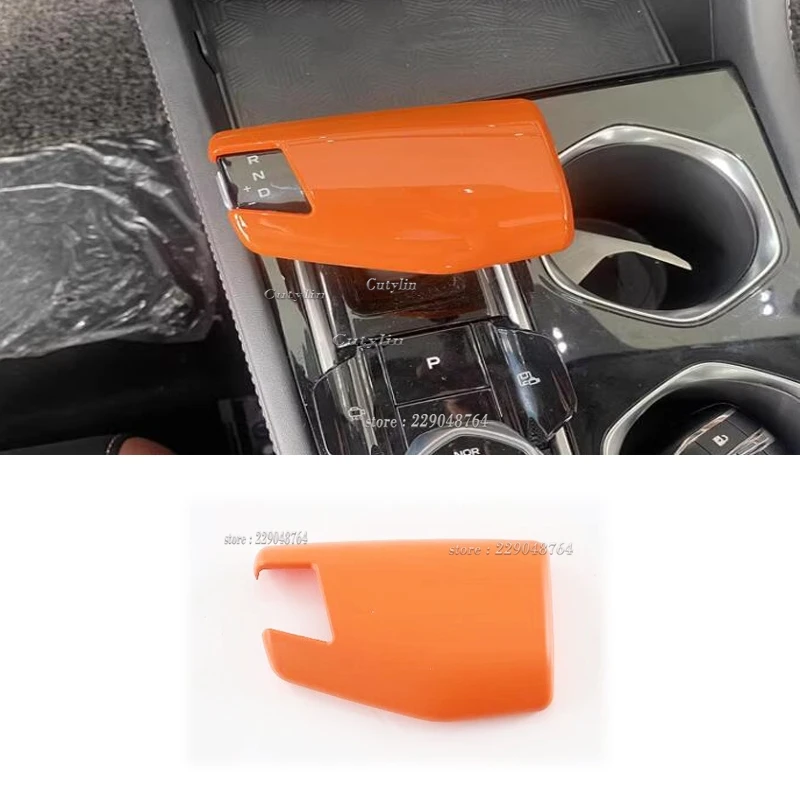 For Changan UNIV UNI-V 2022-2024 ABS Carbon Fiber Car Gear Head Knob Cover Trim Shift Handle Cover Styling Accessories