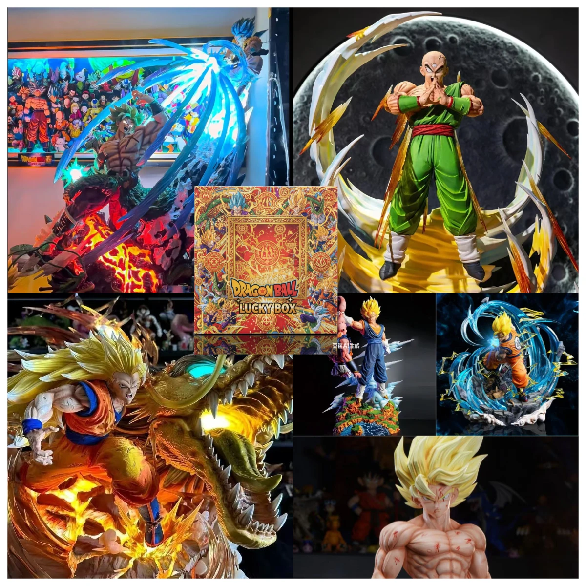 Caja ciega de Dragon Ball Shokugan Super Figures, mini coleccionables de anime de 5 estilos, regalo sorpresa para fanáticos y adultos