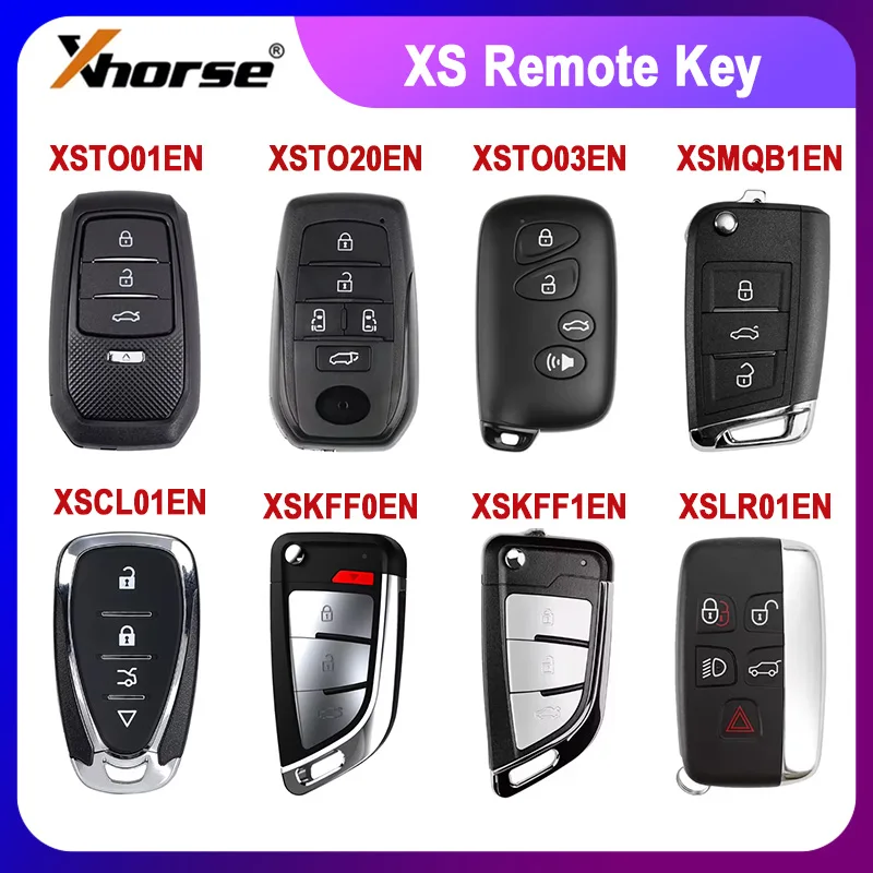 XHORSE XM38 XS Series Smart Key XSKFF0EN XSDM04EN XSCL01EN XSLR01EN XSKFF1EN XSTO20EN XSTO03EN XSMQB1EN XSTO01EN English Version