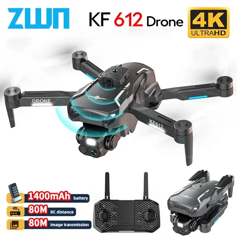 KF612 Professional Drone With 4K HD Camera Obstacle Avoidance Optical Flow FPV Brushless RC Quadcopter For Adult Kid