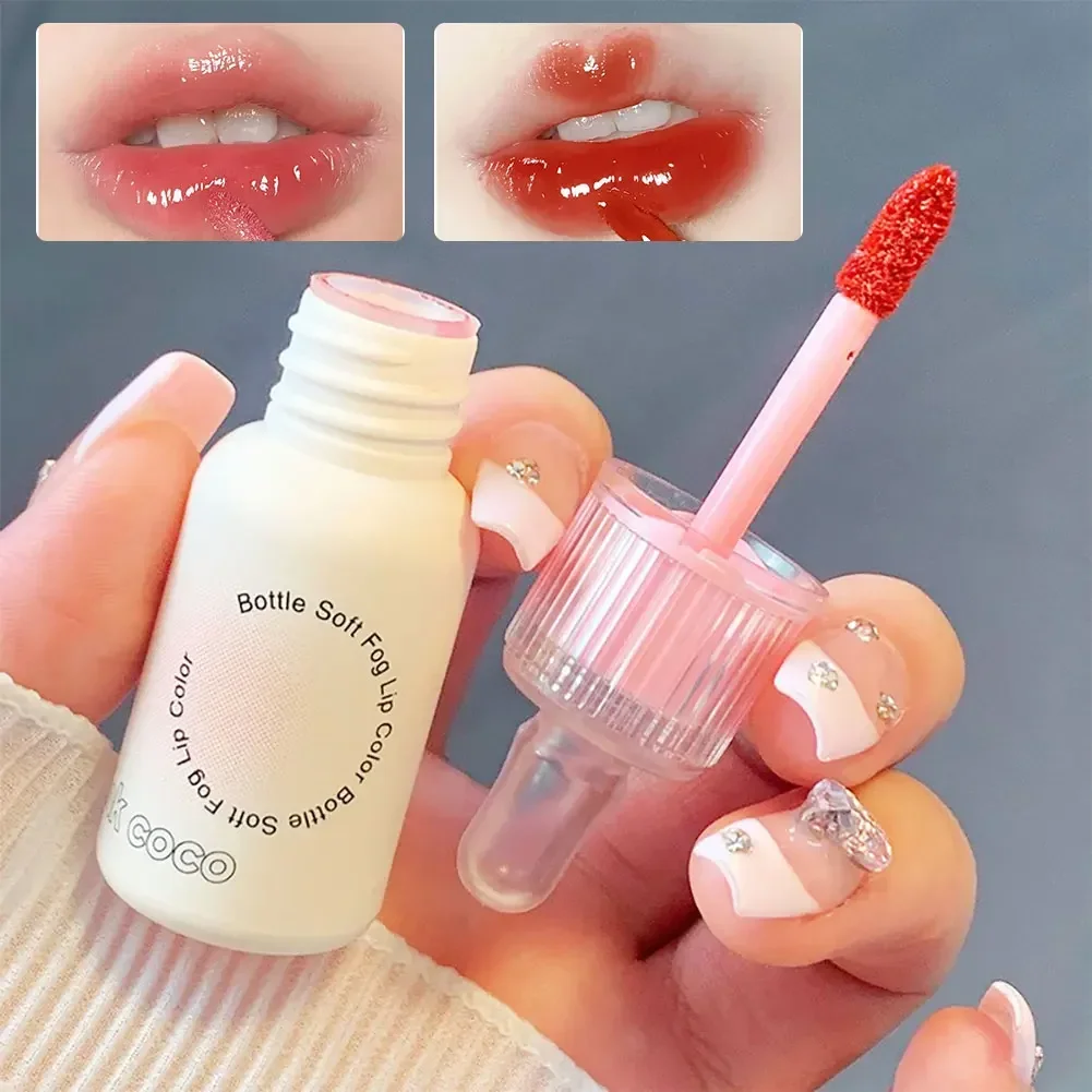 Matte Dyeing Lip Gloss Makeup Moisturizer Liquid Lipstick Waterproof Long Lasting Red Velvet Lip Tint Korean Make Up Cosmetic