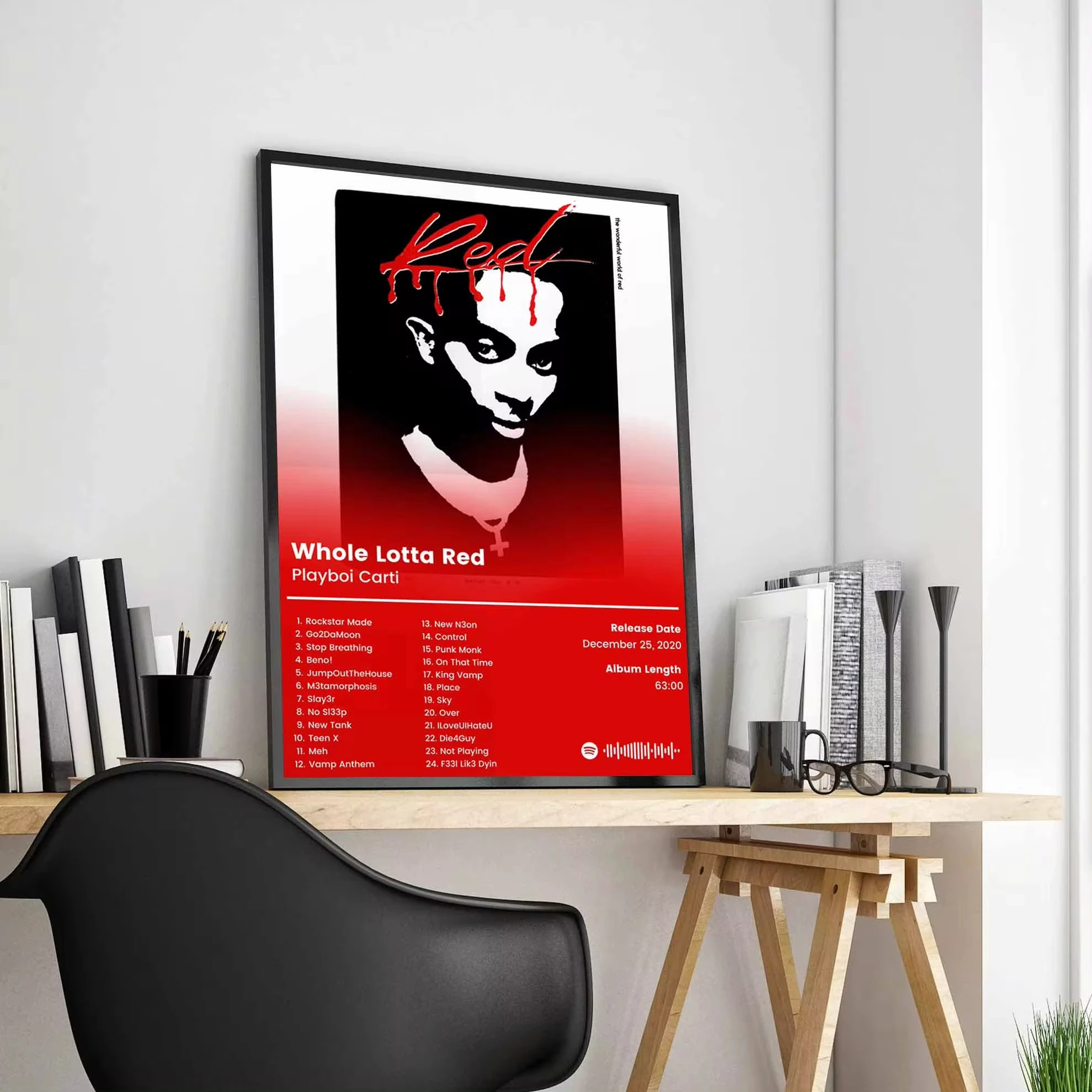 New Nordic Pop Music Album Poster Rapper Kanye west Drake Tyler Hip Hop Band Canvas Painting Decoration Home Wall Art Room Decor