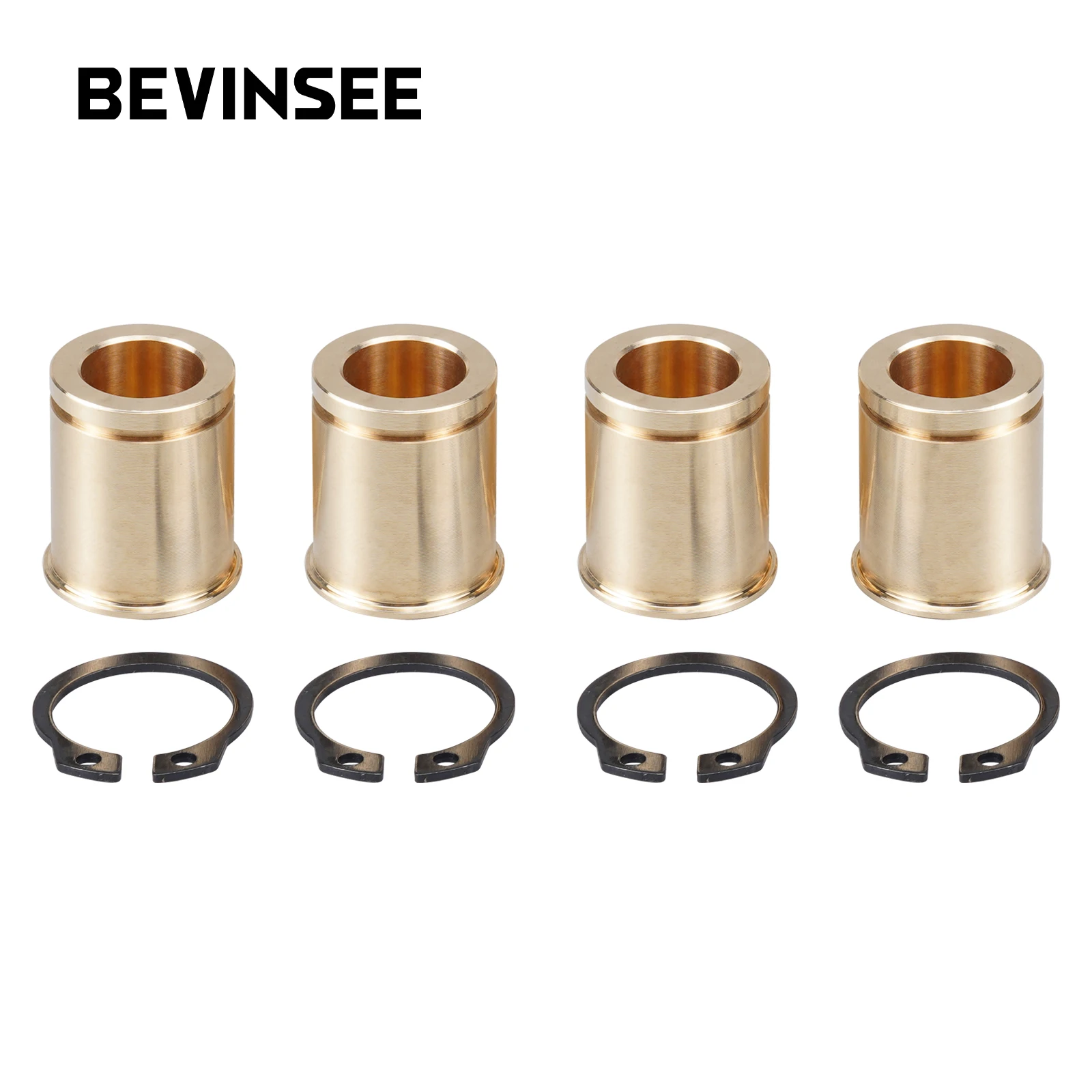 

BEVINSEE 4pcs Brass Brake Caliper Guide Bushing Set For BMW E90 E91 E92 E30 E36 E46 E39 E32 E82 E88 E85 E86 Z3 Z4