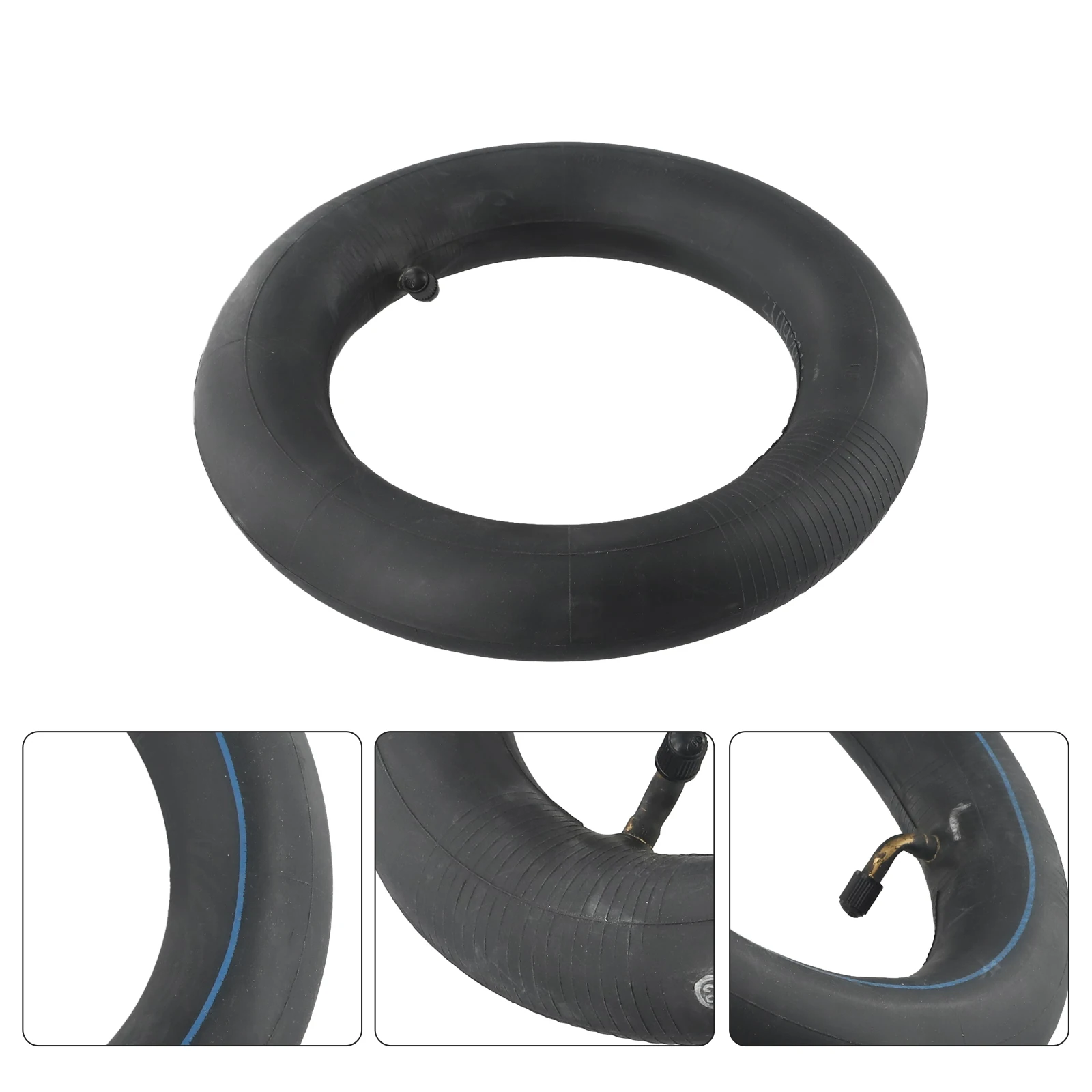 10 Inch Electric  Scooter Tire Inner Tube 10X2.50  Thickened Rubber Tyres  Electric Scooter Inner Tube  45 Degree Air Nozzle