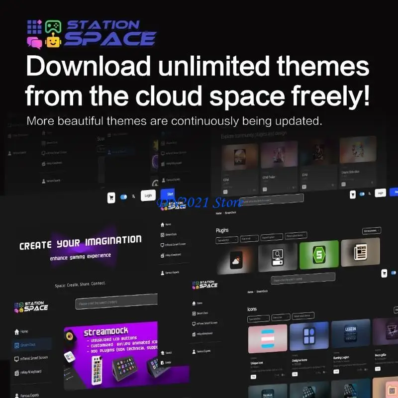 

F3KE Black Otherwise White Color Option Tiny Observe Desktop Wall Mount Applications