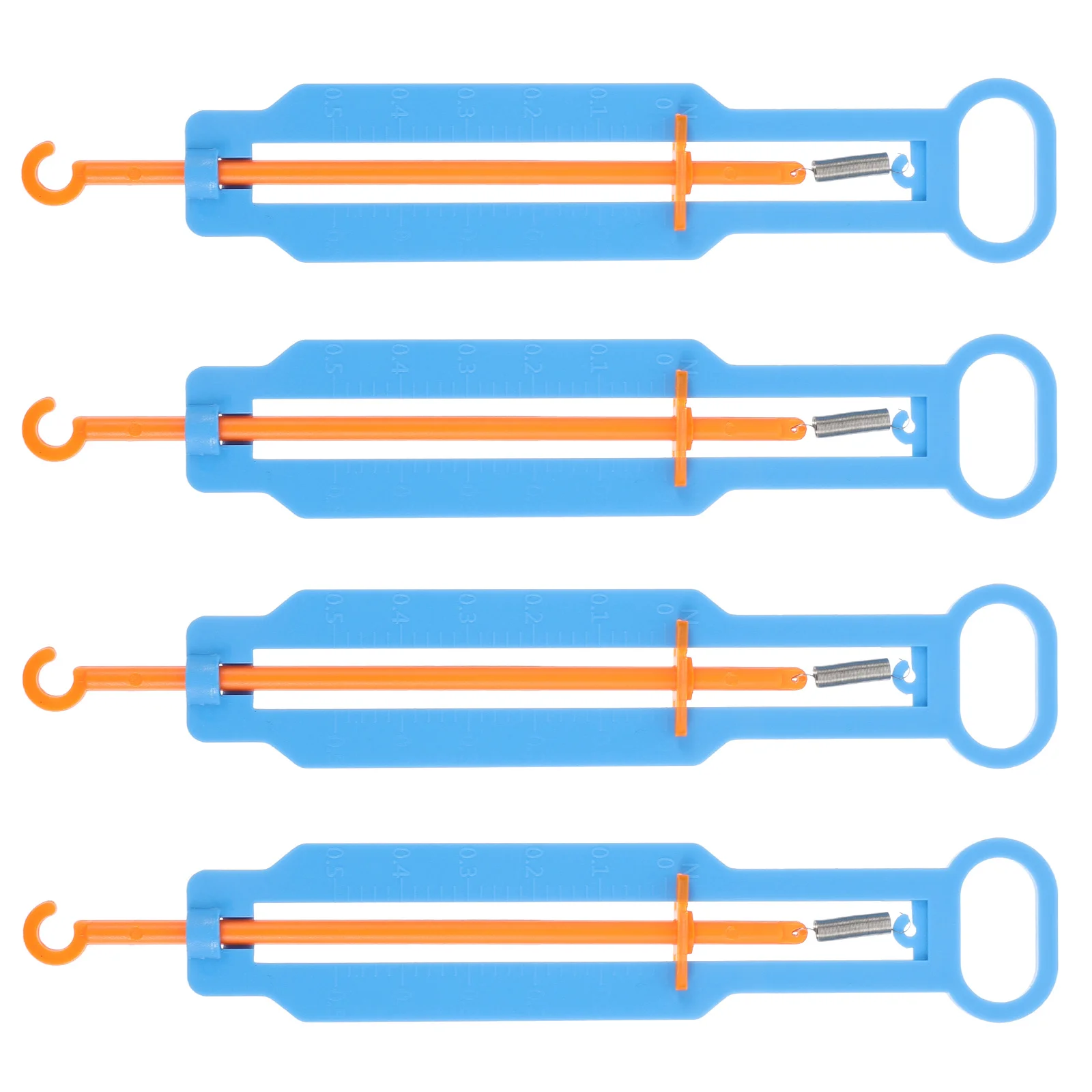 4 مجموعة من مقياس الربيع البلاستيكي الذي يمكنك صنعه بنفسك تجربة تعليمية الزناد سحب للأطفال أداة تعليمية للفصول الدراسية #3