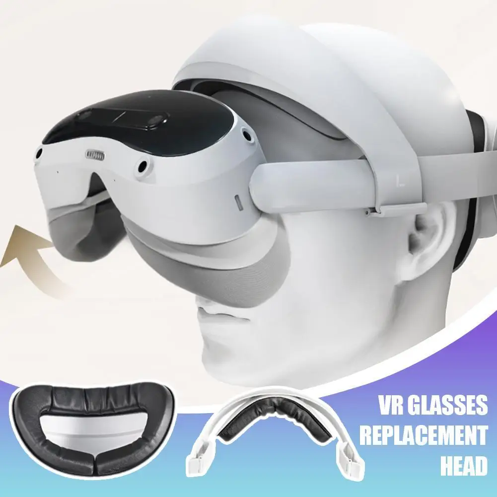 Kopfband für PICO 4 Ultra Kopfstützenkissen Stirnstütze Leder Schwammpolster VR Brillenzubehör