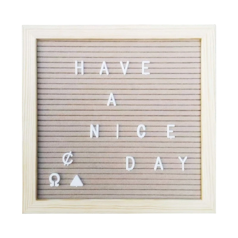Message Menus Notes Board Felt Letter Board 10x10Inch Sign Board avec 460 Letter