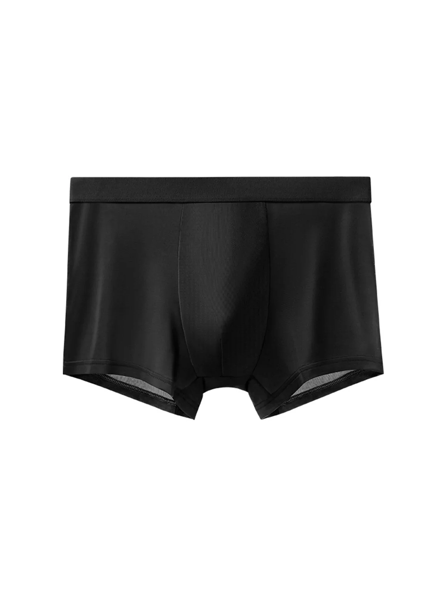 4pcs Men's Underwear Ice Silk Boxer Shorts Men Underpants Cool  Breathable Sexy Thin Panties U Convex Lingerie Asia Size