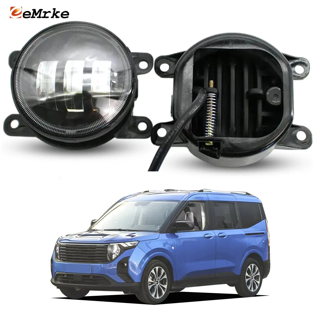

Left and Right Led PTF Fog Lights Front Lamp DRL, Upgarde Accessories for Ford Tourneo Courier, Transit Courier 2023 2024 2025