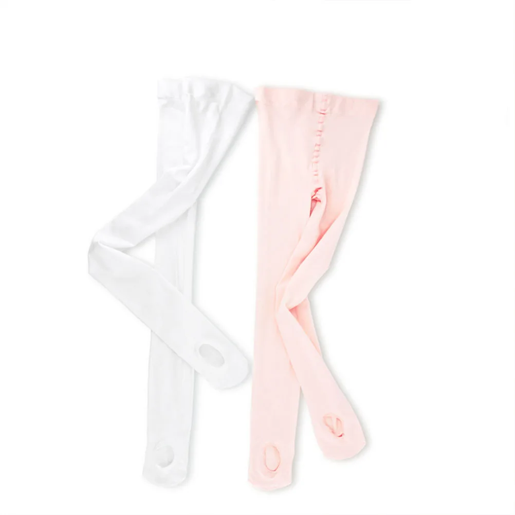 

2 Pairs Adult Ballet Tights Socks Dance Socks Dance Tights Stretchy Pantyhose Tights for Women Girls (Size S Fit for Height 100-