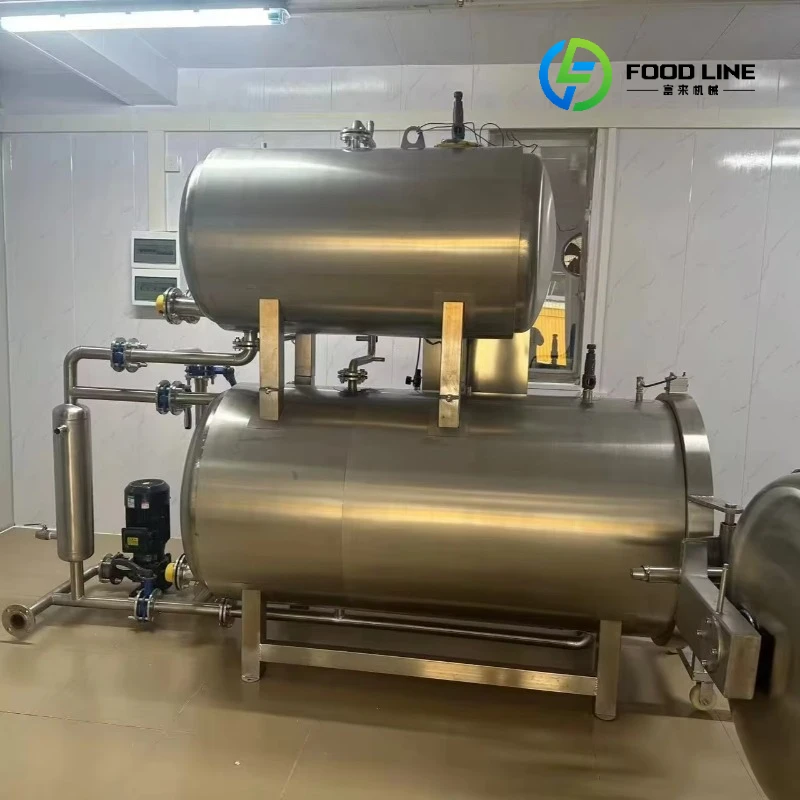 High Water Steam Autoclave Sterilizer Automatic Pressure Processing Machine SUS304 Stainless Food Sterilization Customized