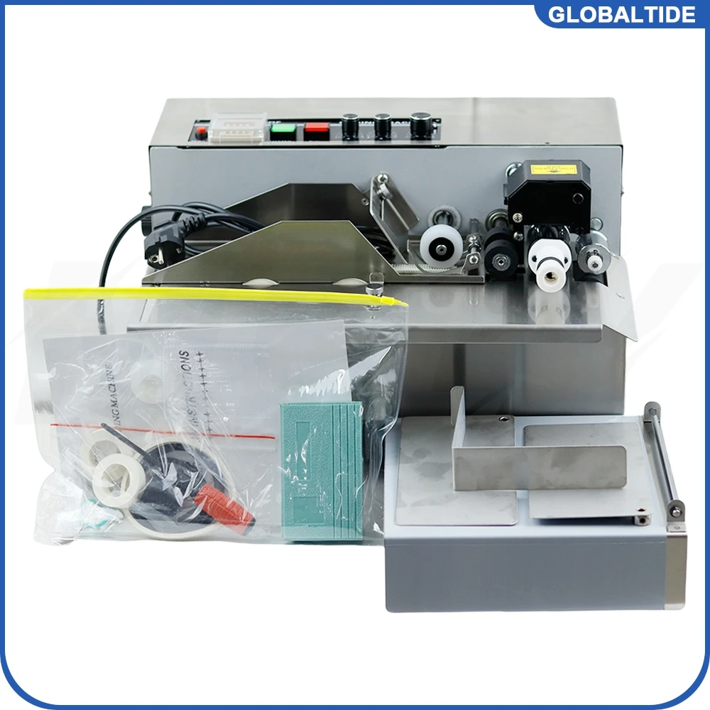 Coding Machine 220V 180W Date of Manufacture Fully Automatic Ink Wheel Reminder Machine Steel Stamp Electric Marking Machine