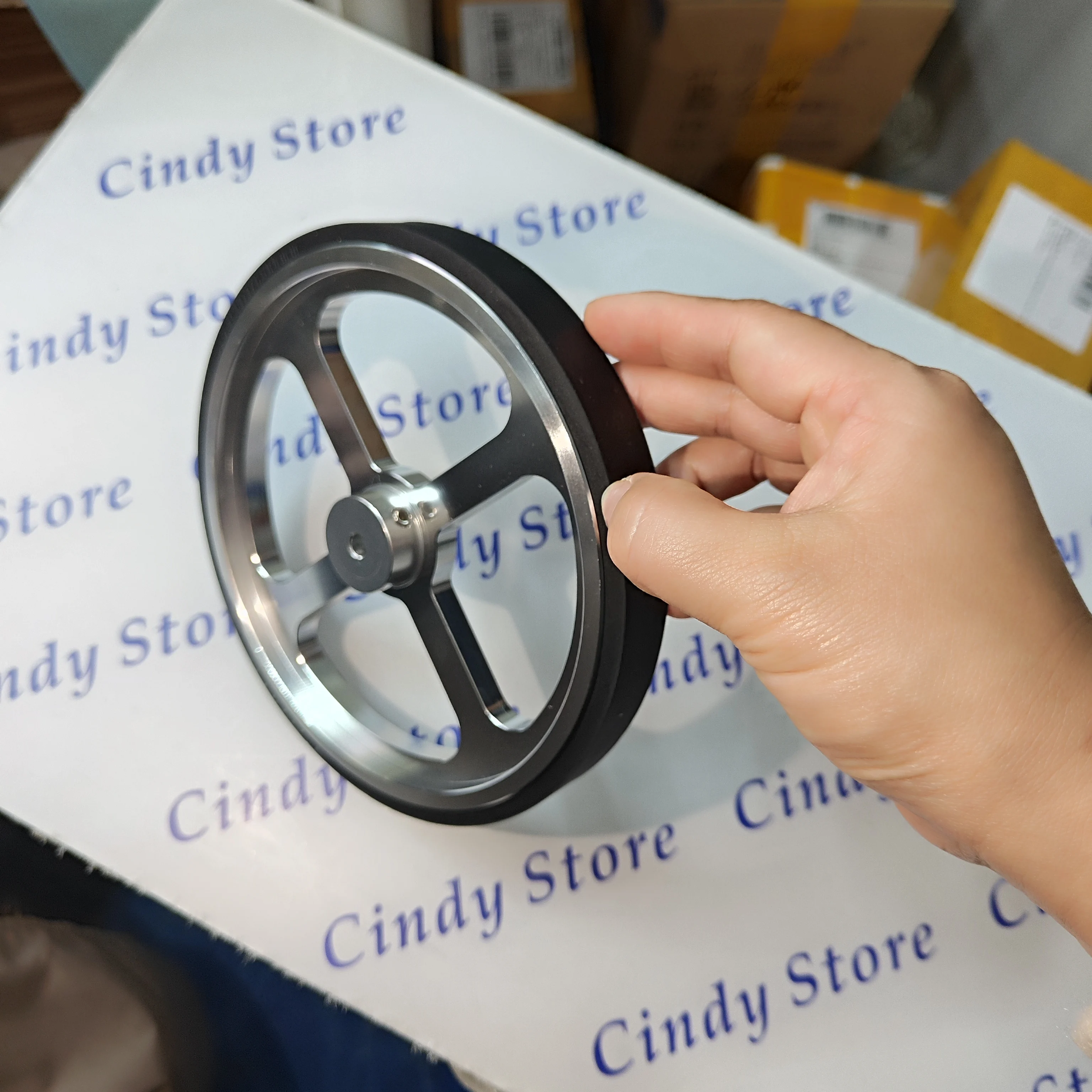 Aluminium Silikon Industrie ovw2 Encoder Rad Meter Messrad für Drehgeber Silikon Gummi Rad des Drehgebers