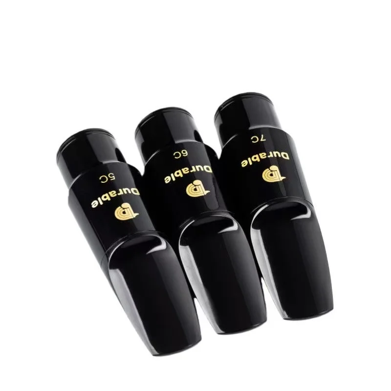 Selmer Style Ebonite Mouthpiece for Bb Soprano Tenor & Eb Alto Saxophone with Ligature Cap 3pcs Set