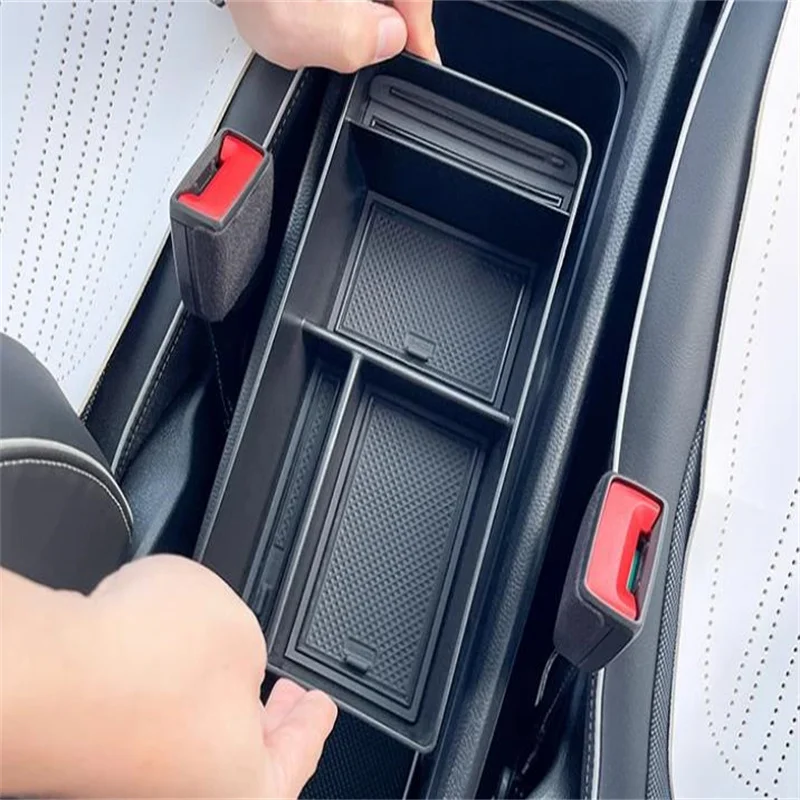 Center Console Armrest Storage Box Partition For Volkswagen VW ID.3 ID3 ID 3 Compartment Separation Clapboard Car Accessories