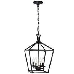 American Chandelier Retro Industrial Style Farmhouse Country Style Restaurant Bar Table Lamp Kitchen Corridor Iron Light