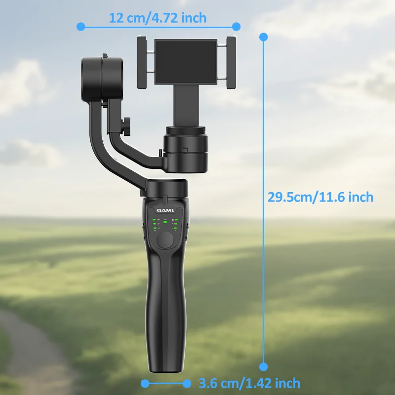 F8 Handheld 3-Axis Gimbal Phone Holder Anti Shake Video Record Stabilizer for HUAWEI Xiaomi iPhone Smartphone Gimbal Stabilizer - Image 2