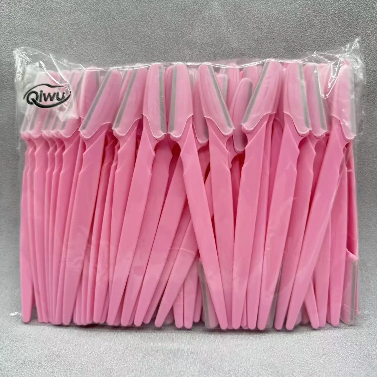 100 pz/borsa Rasoio Sopracciglia Coltelli Portatile Viso Rasoio di Rimozione Dei Capelli Eye Brow Rifilatura Che Modella Epilazione Capelli Lame di Rasoio