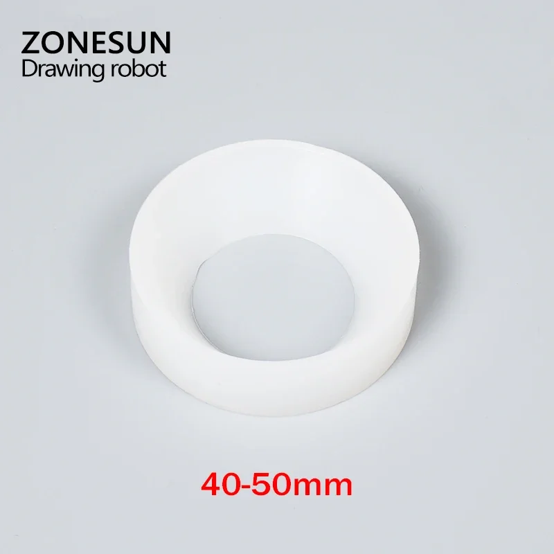 ZONESUN винтовой патрон для крышек, пластиковая крышка для бутылок, устройство укупорочной машины, силиконовый укупорочный патрон, роторная укупорочная машина 10-50 мм