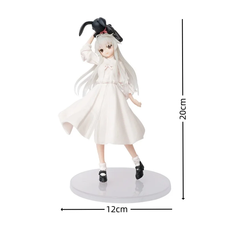 Anime-Figur Cartoon Kawaii Yosuga No Sora Kasugano in Sitzposition Actionfigur Computer-Gehäuse-Deko Auto-Ornament