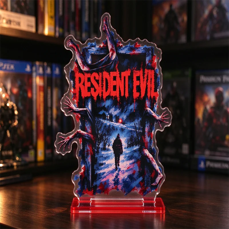 Resident Evil Acrylic Standee Charm, Resident Evil Bryan Inspired Desk Decor Gift