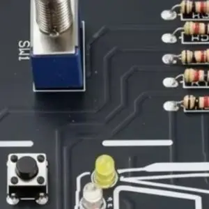 Car Driving Simulation Soldering Kit DIY Electronic Project For Vehicle Lighting Circuit Training Learning Tool With LCD Display