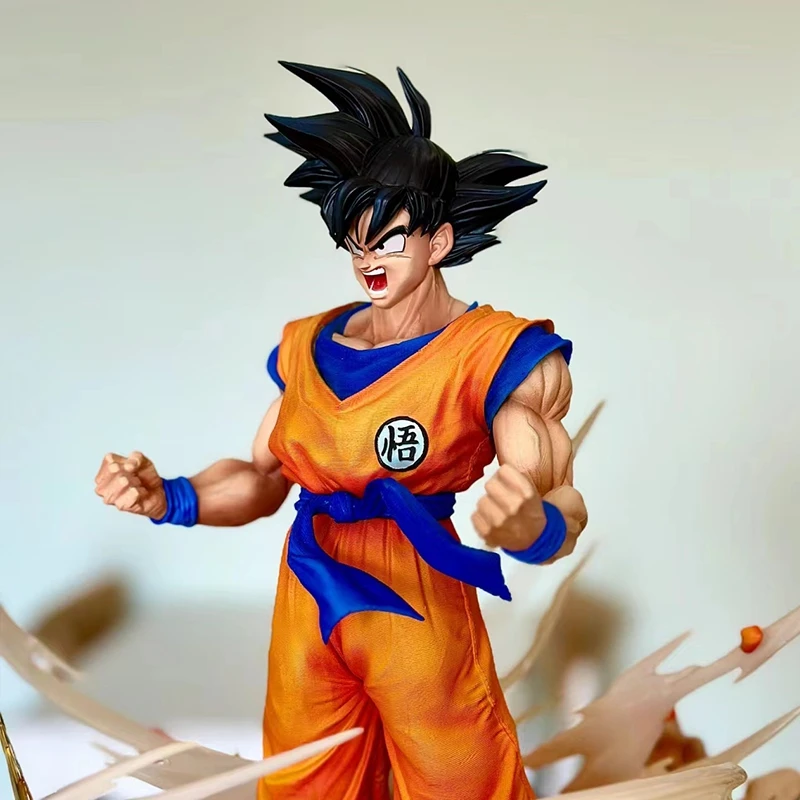 Anime Dragon Ball Son Goku Super Saiyan Figure Action Figure Model Desktop Ornaments Collectibles Models Anime Toys Gift for Kid