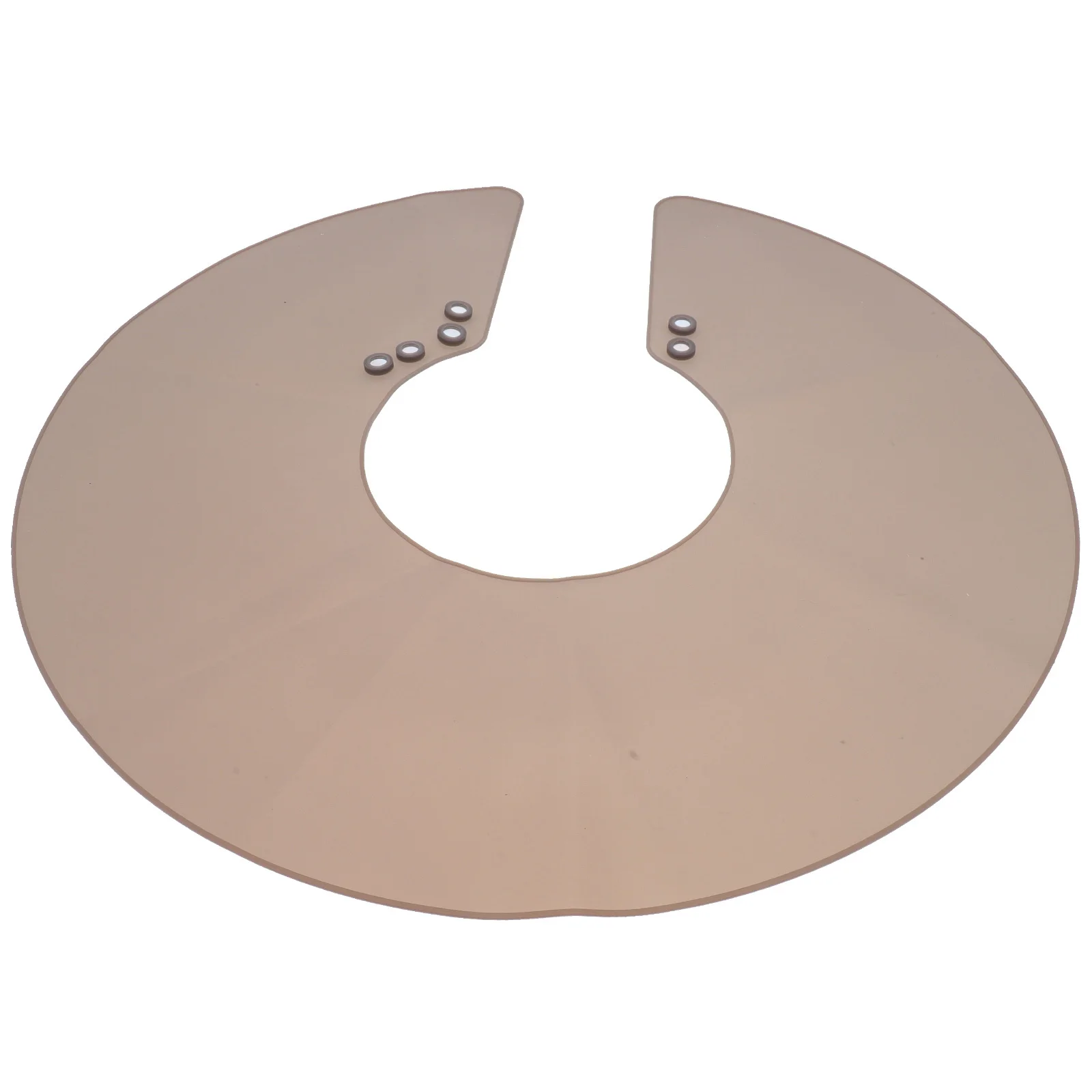 

Silicone Hair Cutting Neck Wrap Cape Adjustable Collar Barber Salon Hairdressing Shawl Hair Dye Neck Cover Leakproof